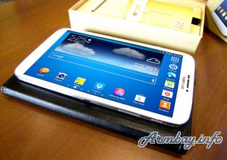 Samsung Galaxy Tab3. Screen 8Duym.16GB.3G Card.WiFi + Patyan